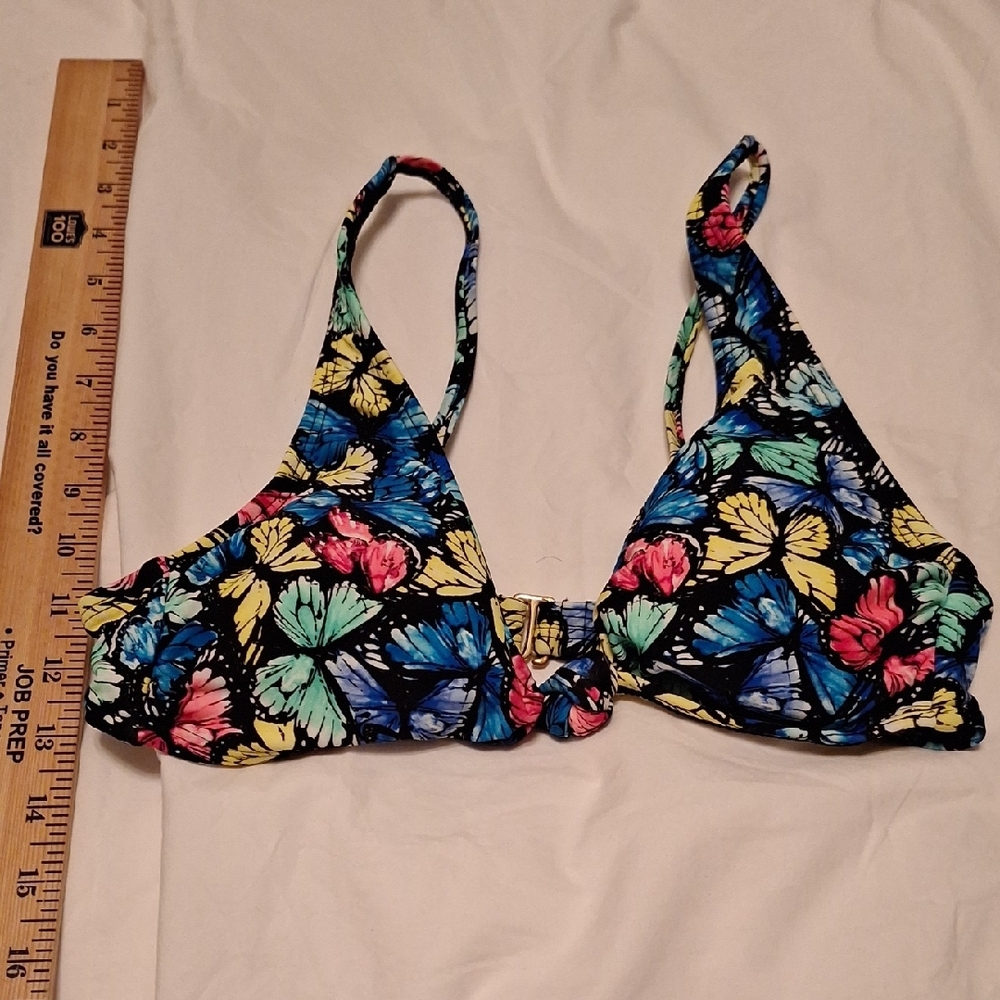 Floral Multicolor Bikini Top